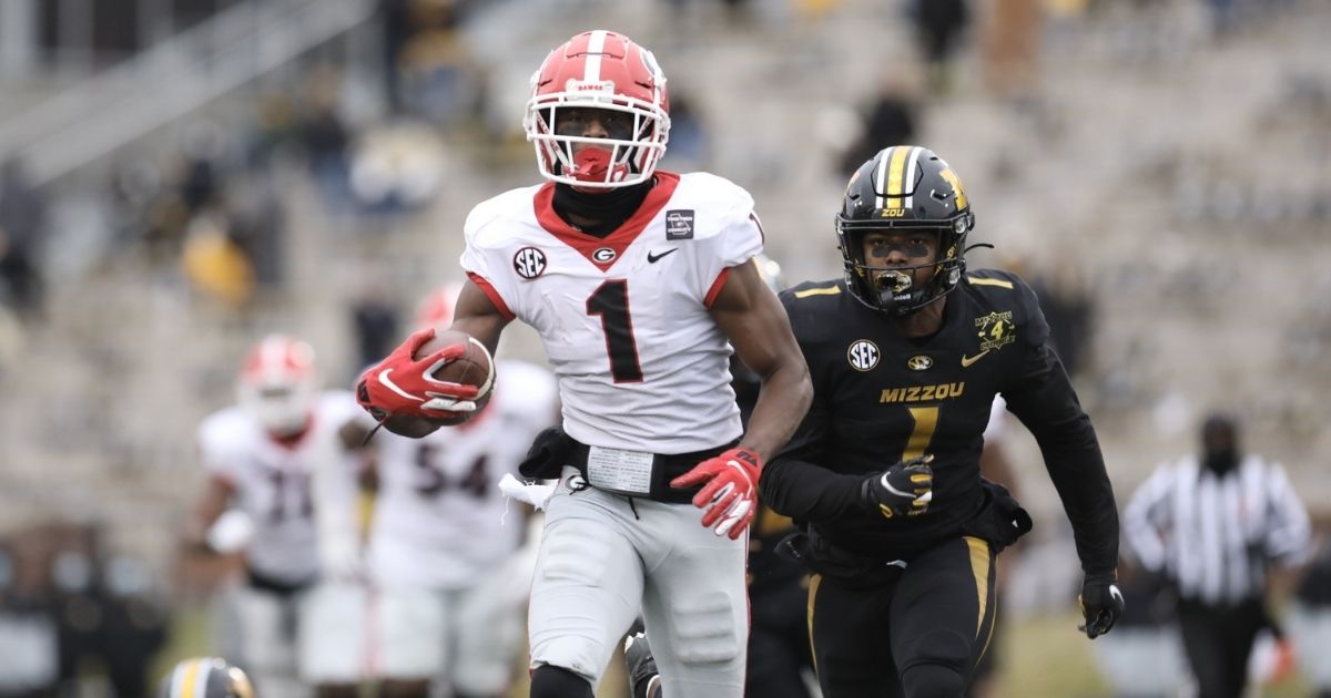 George Pickens makes return to field as UGA plays Georgia Tech - On3