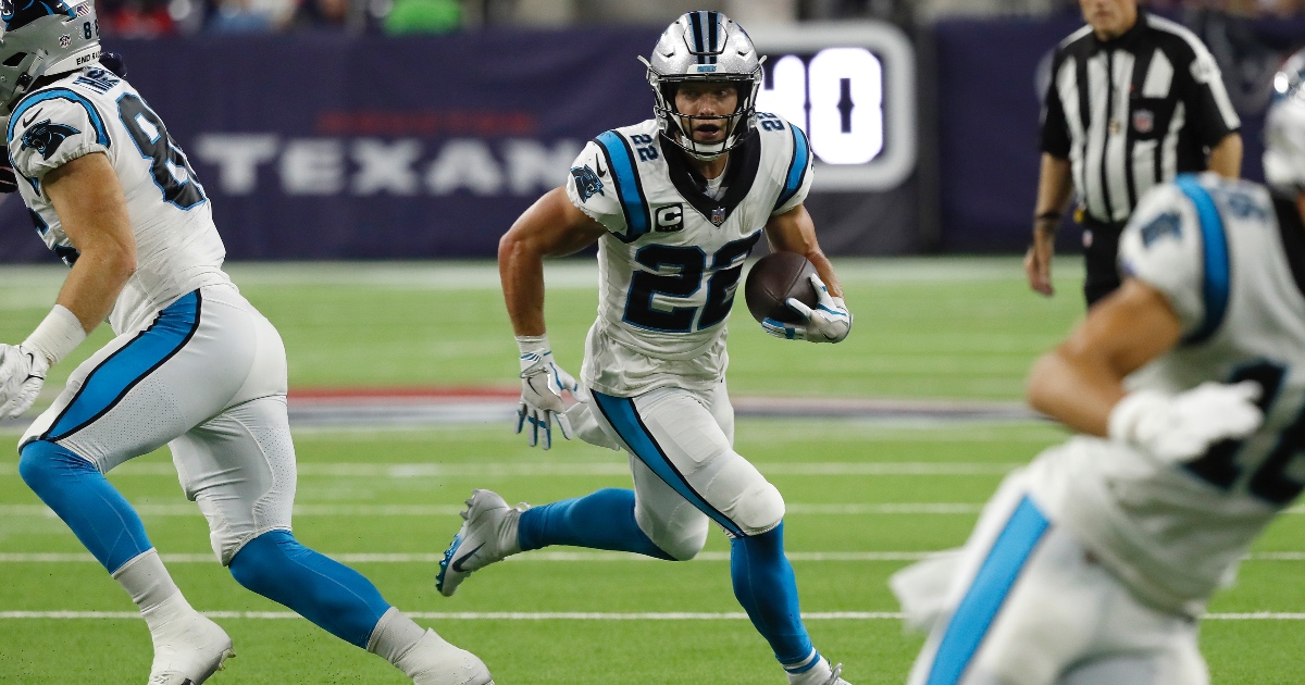 Panthers RB Christian McCaffrey strained hamstring vs. Texans