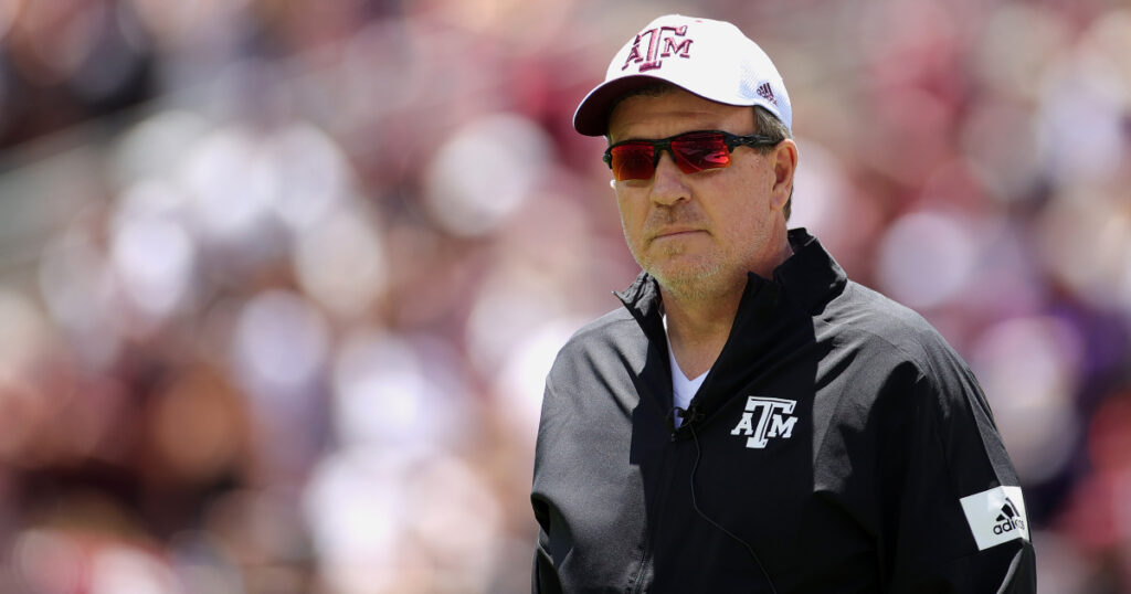 jimbo-fisher-disappointed-with-first-half-texas-a&m-aggies