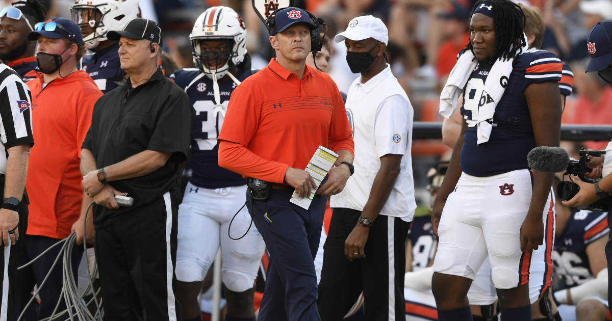 Auburn won, but barely, and Bryan Harsin knows it. 