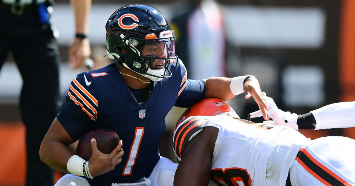 NFL Chicago Bears Matt Nagy Justin Fields quarterback controversy