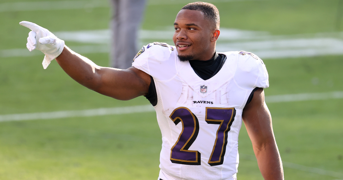 Monday Night Football: J.K. Dobbins Baltimore Ravens Jersey to be