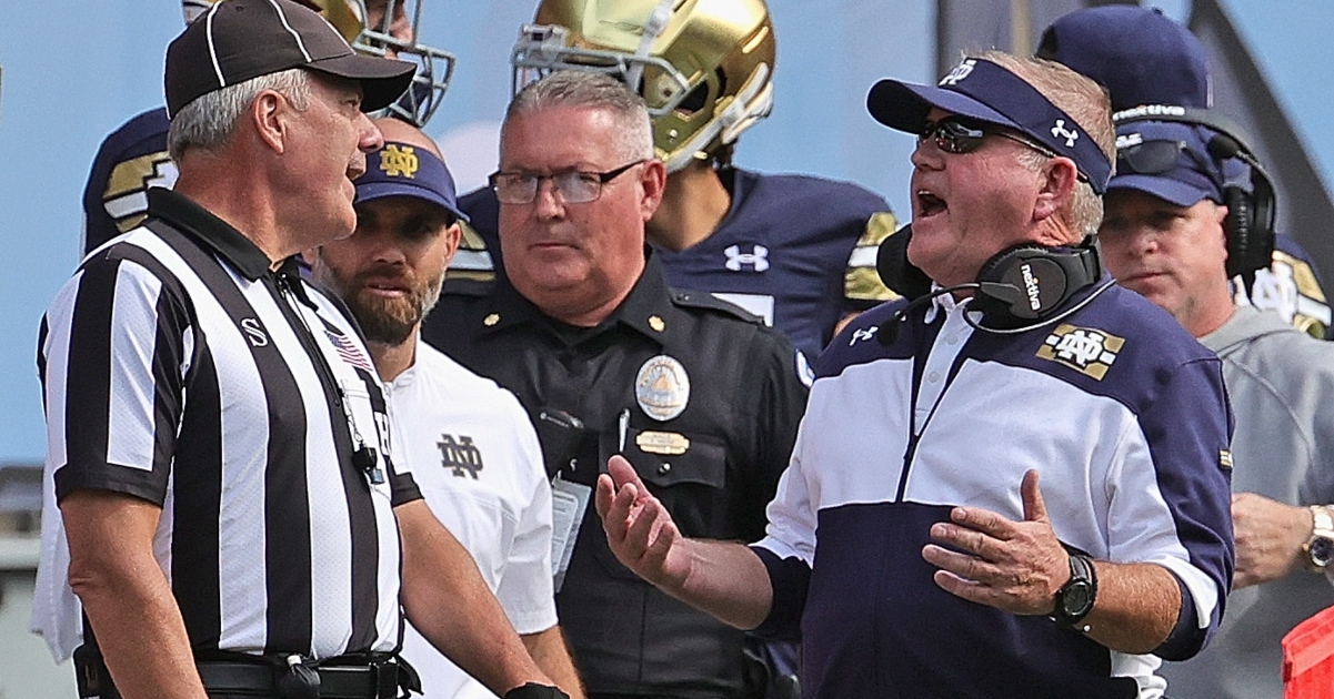 Brian Kelly rips targeting rule, officials hiding behind rule book On3