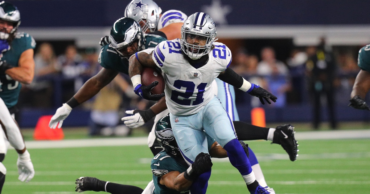 Around The NFL on X: Ezekiel Elliott approves of Cowboys' first