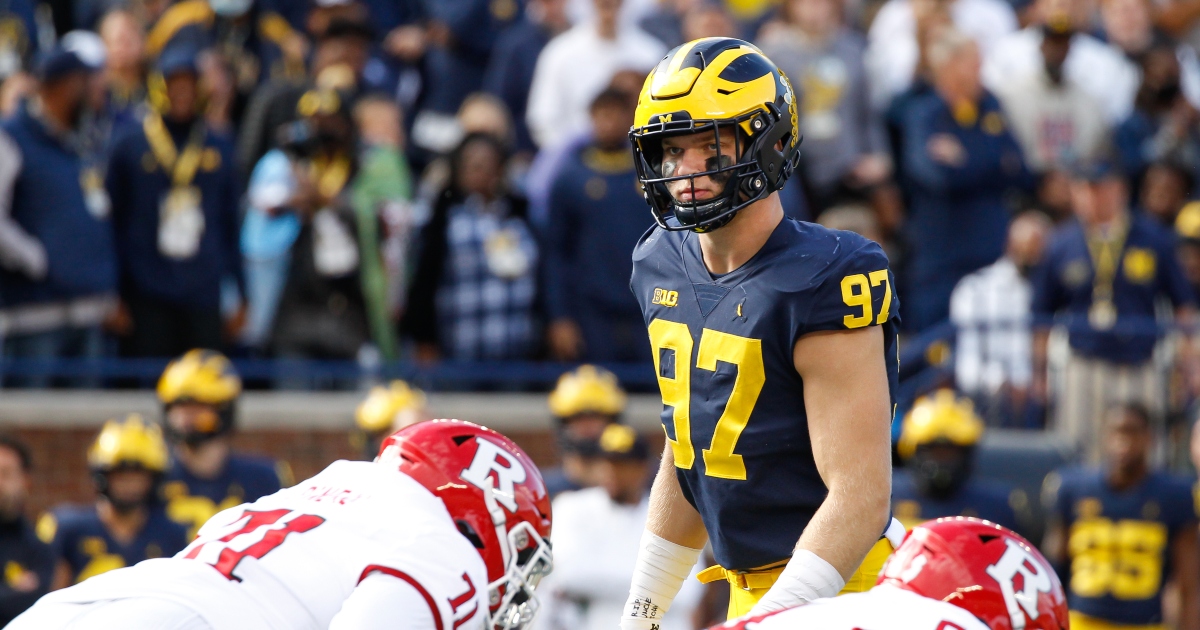 Michigan's Aidan Hutchinson not as good as Nick Bosa or Chase