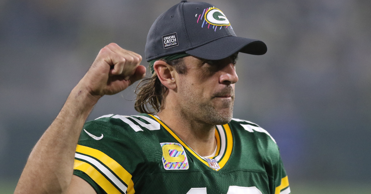 LOOK: Aaron Rodgers reveals epic Halloween costume - On3