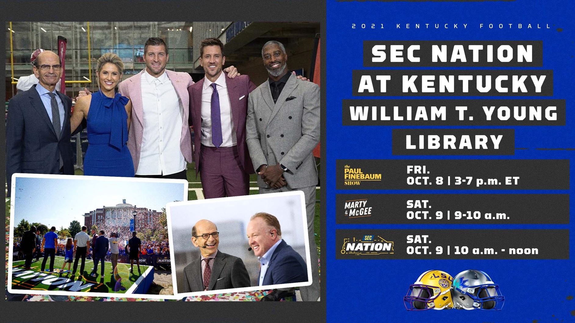 SEC Nation will set up outside William T. Young Library On3