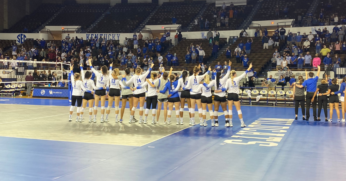 kentucky volleyball rallies to beat mississippi state 3 1