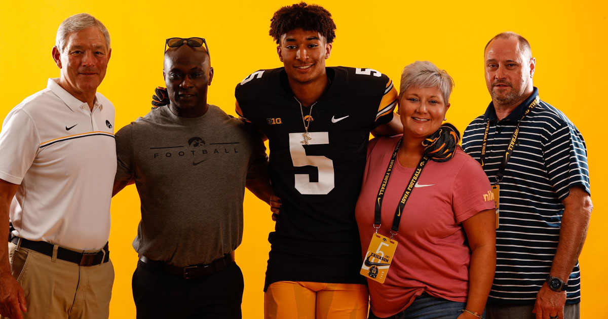 Where Iowa football's 2023 recruiting class stands after Kadyn