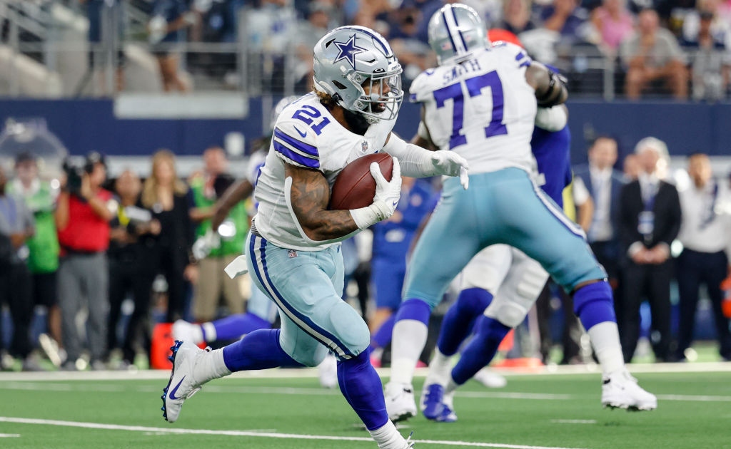 Cowboys' Amari Cooper, Ezekiel Elliott show off with TD celebrations