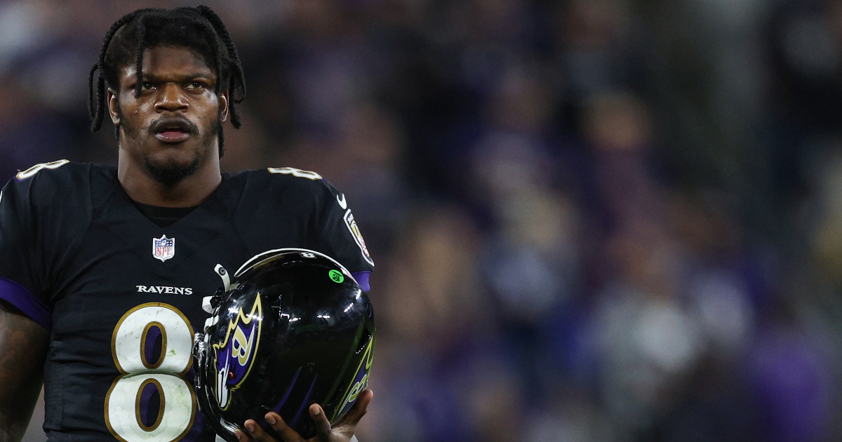 Lamar Jackson misses practice, but Harbaugh says he'll play