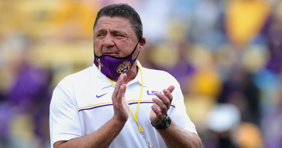 LSU, coach Orgeron to part ways at end of season