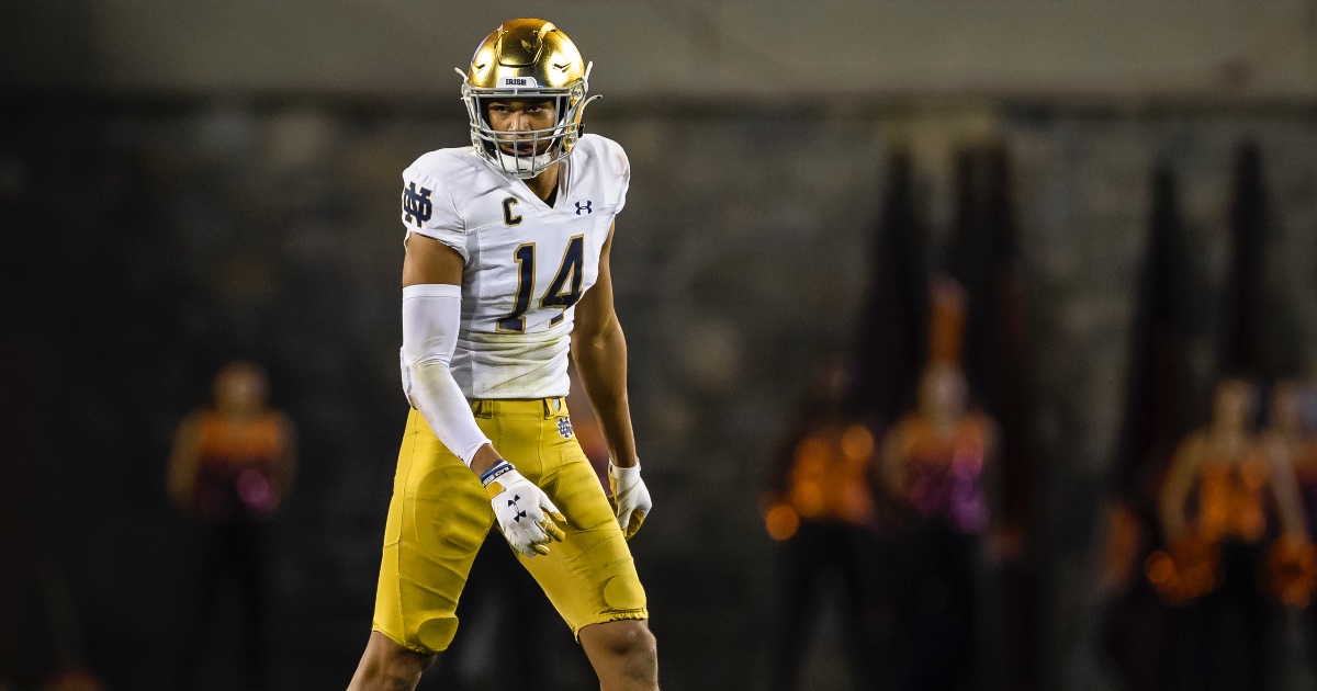 Notre Dame football: Kyle Hamilton named a top-10 player in 2021