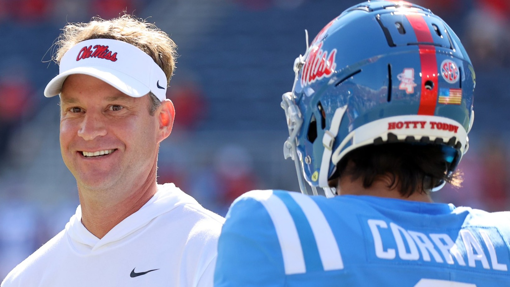 Lane Kiffin sees similar humility in Matt Corral and Eli Manning, Ole Miss