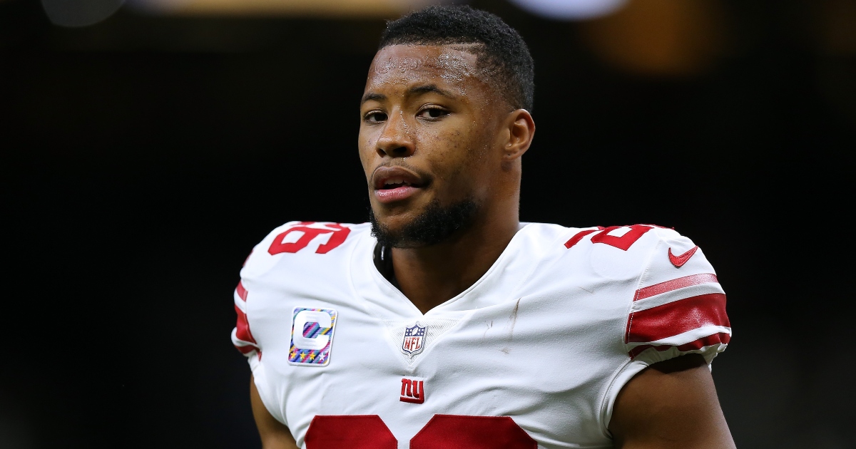 Bad move from a poverty franchise- NFL fans slam Giants for franchise  tagging Saquon Barkley