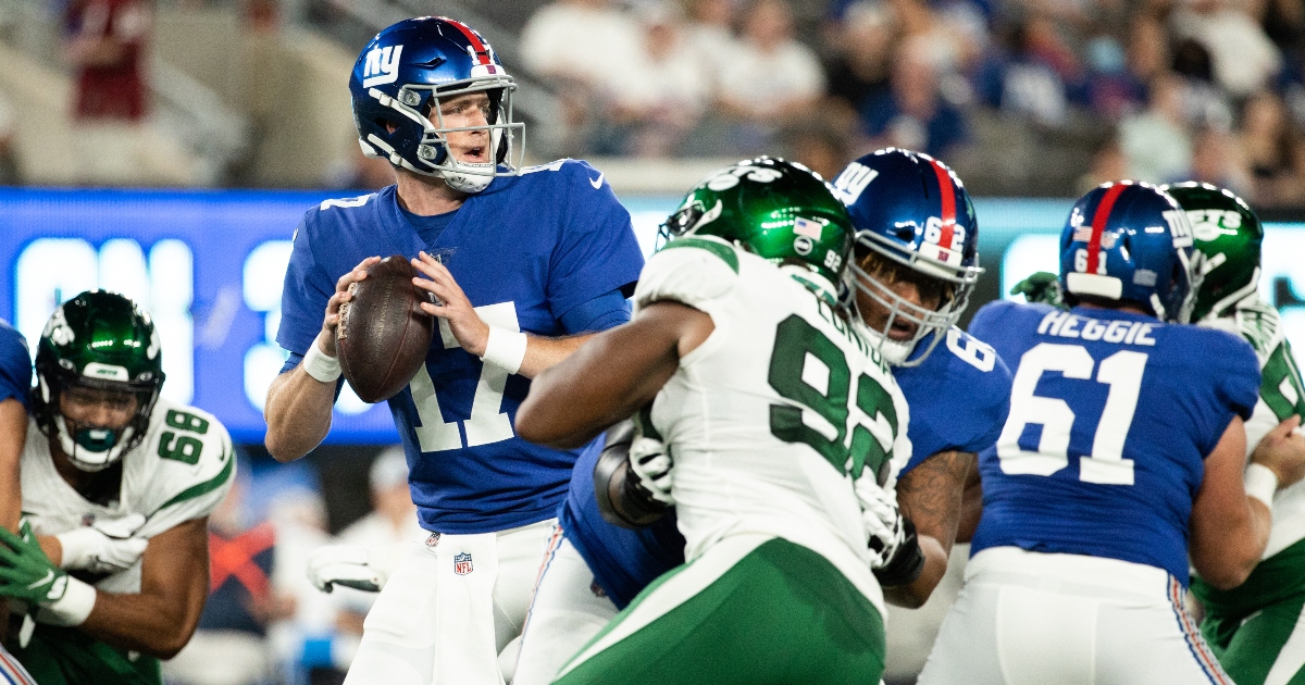 Green Bay Packers quarterback Danny Etling (19) throws a pass