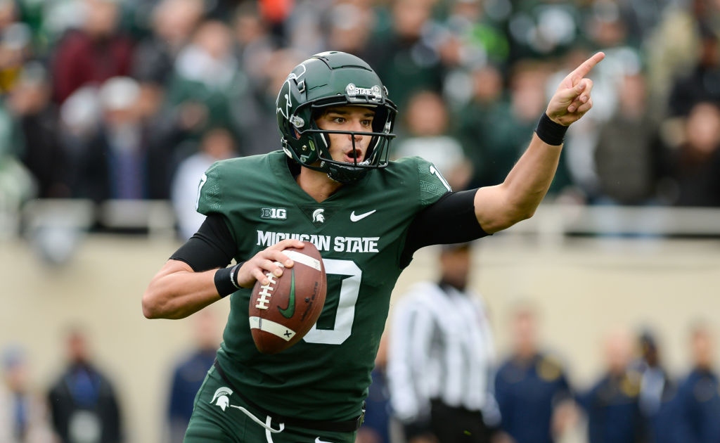 Payton Thorne sets Michigan State single season passing touchdowns program  record - The Only Colors