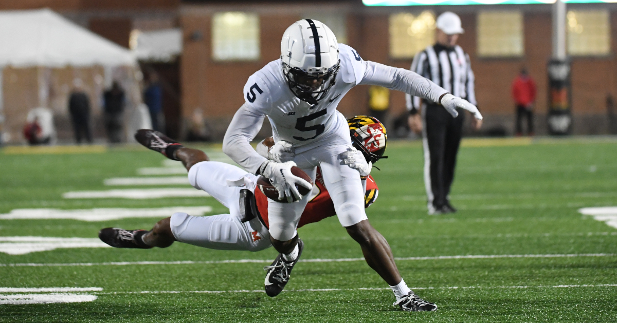 Jahan Dotson, Penn State wideouts take Maryland man coverage personally en  route to record breaking performance