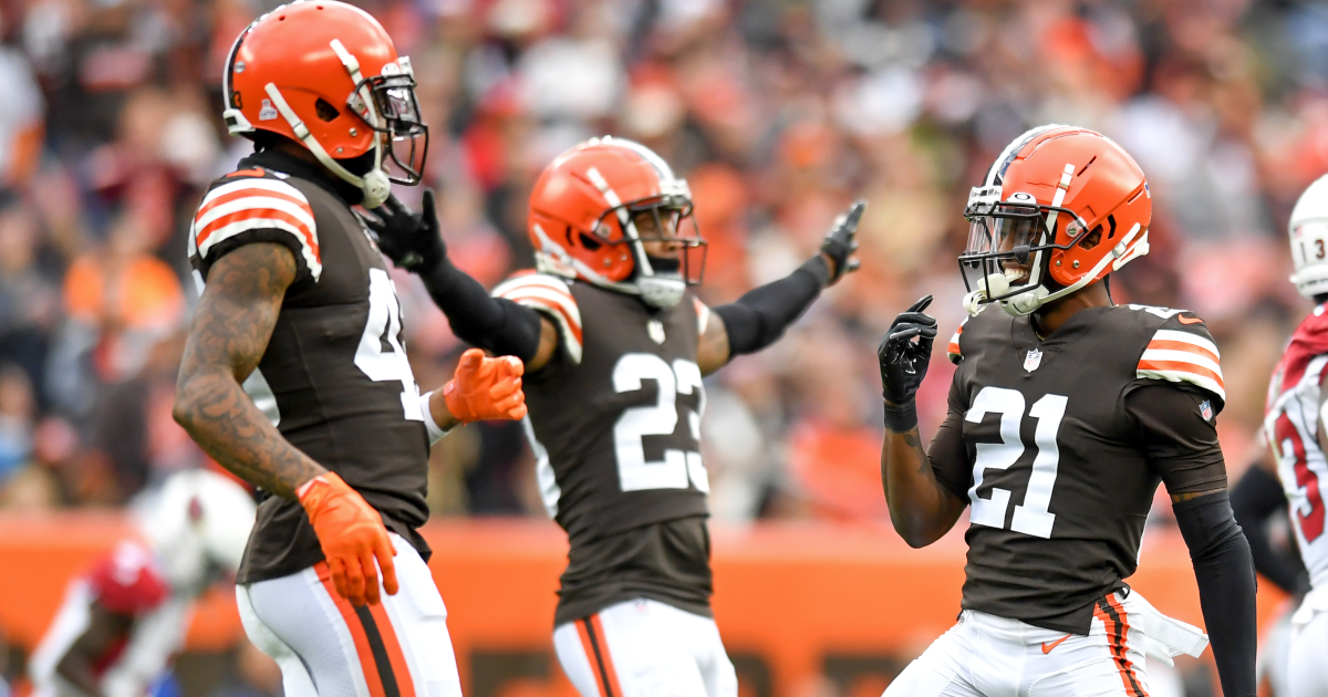 Cleveland Browns cornerback Denzel Ward vs. Cincinnati Bengals, November 7,  2021 