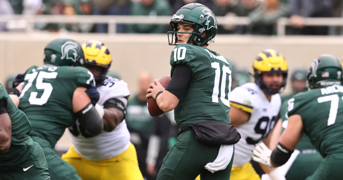 Auburn lands Michigan State QB Payton Thorne in transfer portal