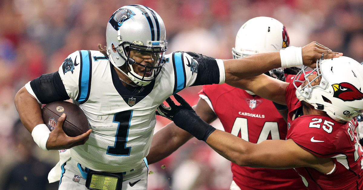 Cam Newton, Robby Anderson speak after Panthers beat Cardinals