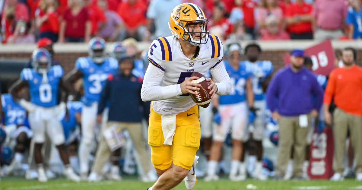 LSU Football on X: Plays of the Year  Win No. 3 TD from @Garrettnuss13 to  @BrianThomas_11 against New Mexico  / X