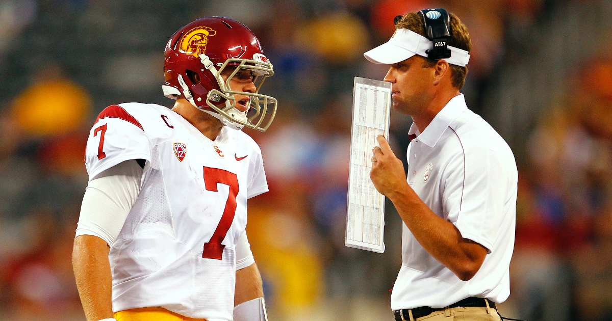 Lane Kiffin dives head first into USC vs. UCLA rivalry