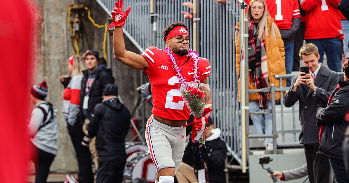 Former Ohio State receiver Chris Olave signs with New Orleans