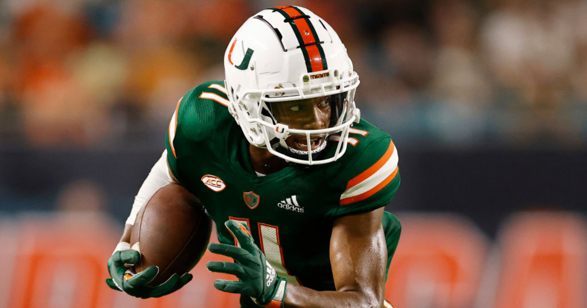 Miami wide receiver announces declaration for NFL Draft - On3