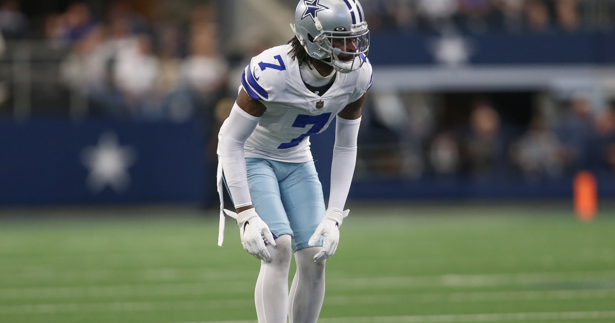 Trevon Diggs reacts to Dallas Cowboys dominant win over Patriots