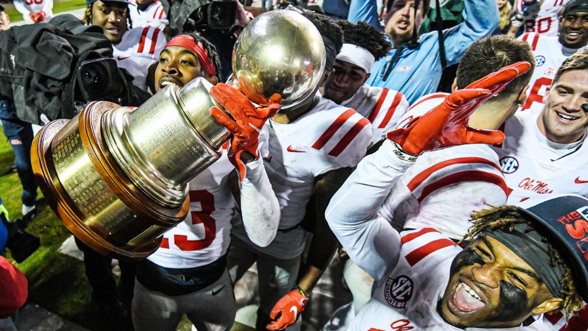 Ole Miss and Mississippi State will play the Egg Bowl on Thanksgiving night once again