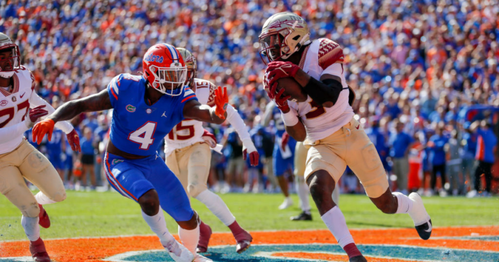 WATCH-Florida-State-Seminoles-defender-not-ejected-post-play-punch-Omarion-Cooper-Florida-Gators