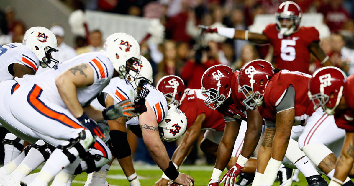 Alabama Crimson Tide vs Auburn Tigers odds Early point spread released