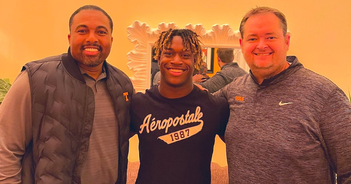 Tennessee's Josh Heupel visits 4-star RB Justin Williams