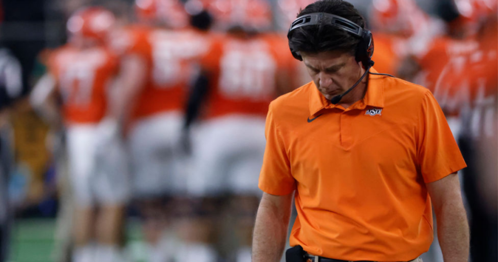 mike-gundy-oklahoma-state-coach-explains-red-zone-mistakes-big-12-championship-loss-baylor-bears