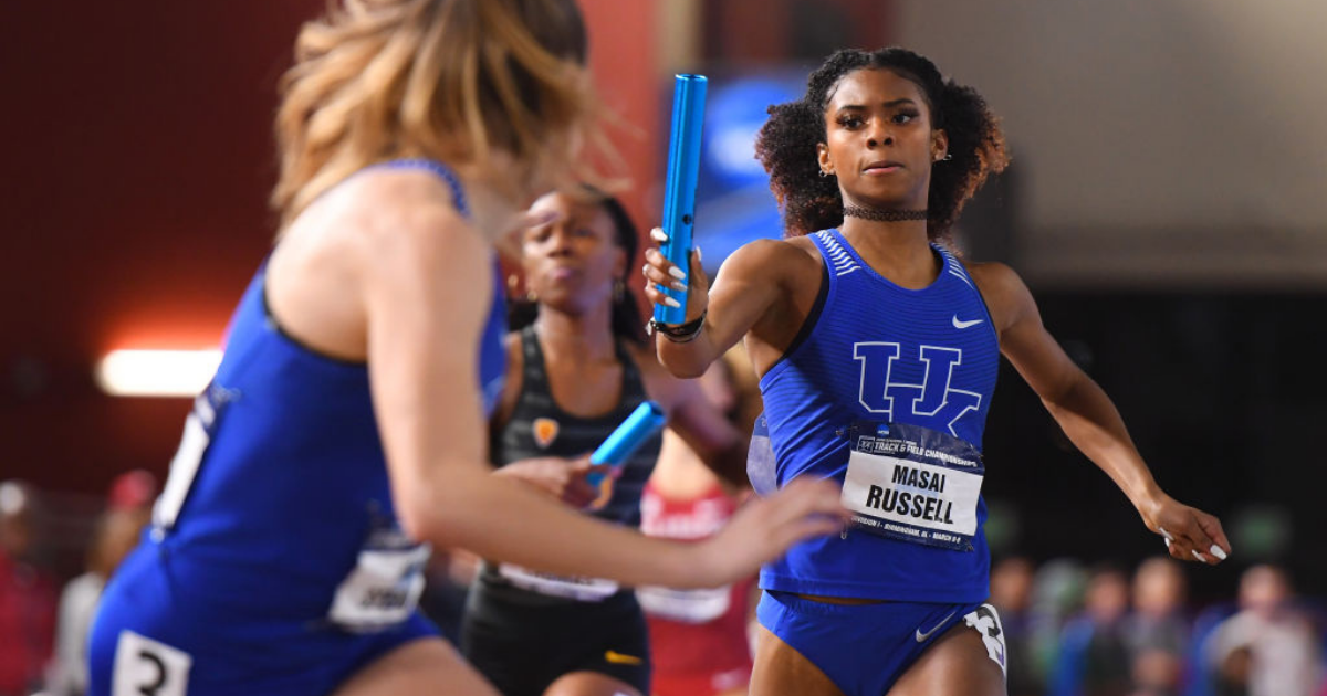 UK's Masai Russell Breaks SEC Championship Record in Gold Medal Sprint