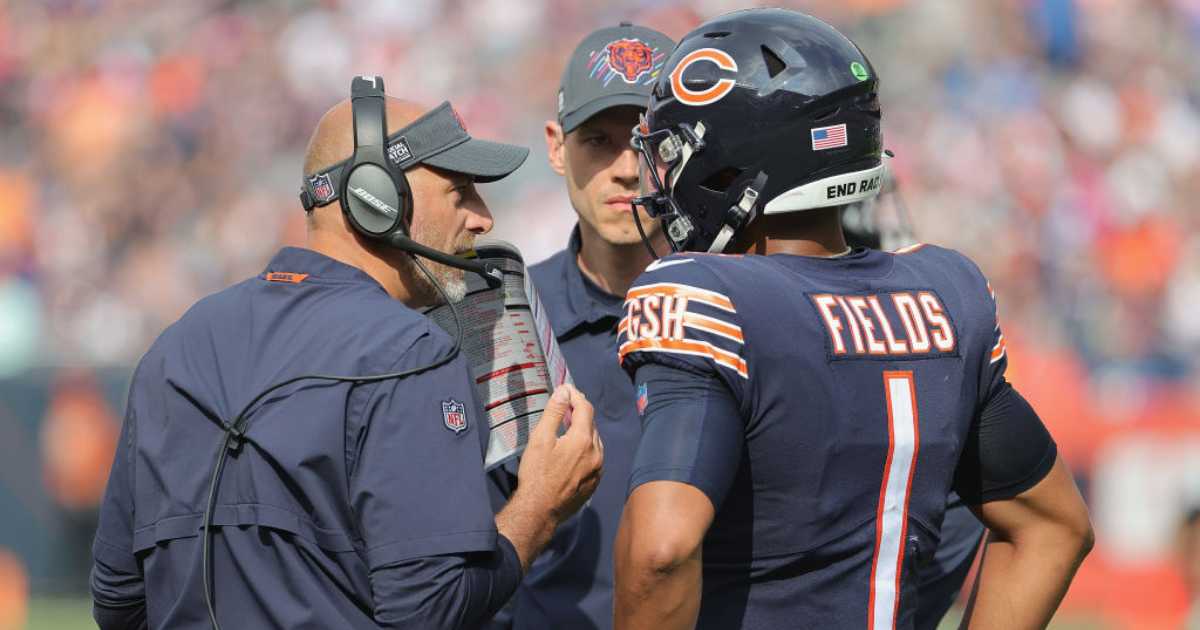 NFL Chicago Bears Matt Nagy Justin Fields quarterback controversy