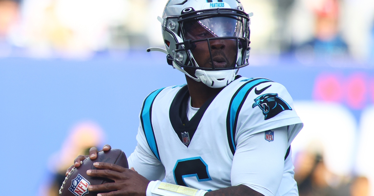 J.J. Jansen of the Carolina Panthers after a game against the Buffalo