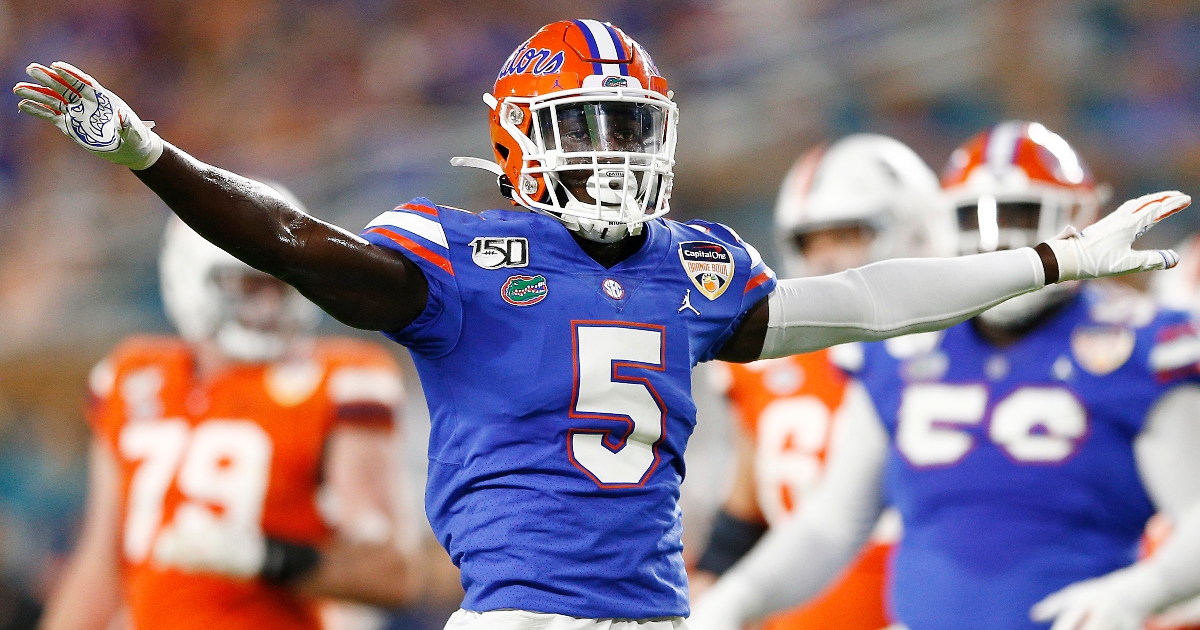 Florida Gators uniform combination for the Las Vegas Bowl