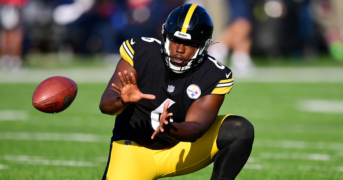 Pittsburgh Steelers punter Pressley Harvin III during an NFL football  News Photo - Getty Images