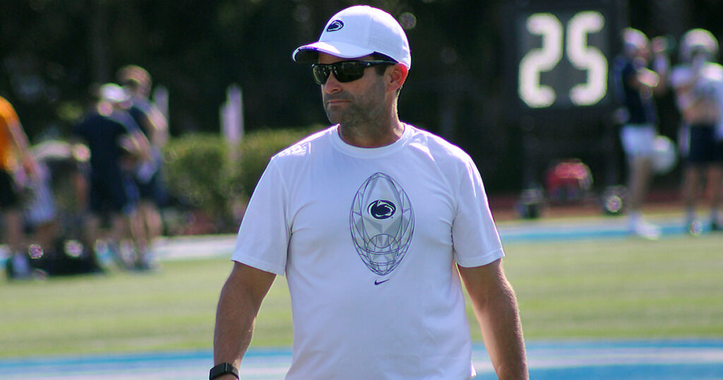 Penn State football defensive coordinator Manny Diaz