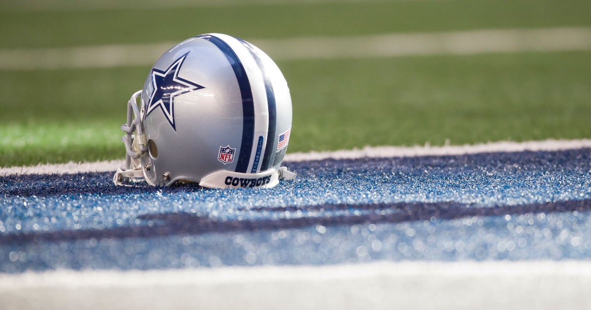 Noah Brown of the Dallas Cowboys makes a catch for a touchdown