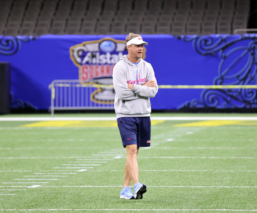 Photos: Ole Miss practices in Caesars Superdome in advance of Sugar Bowl  showdown with Baylor - On3