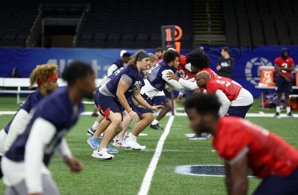 Photos: Ole Miss practices in Caesars Superdome in advance of Sugar Bowl  showdown with Baylor - On3