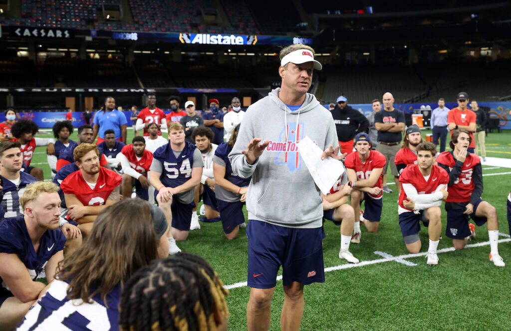 Photos: Ole Miss practices in Caesars Superdome in advance of Sugar Bowl  showdown with Baylor - On3