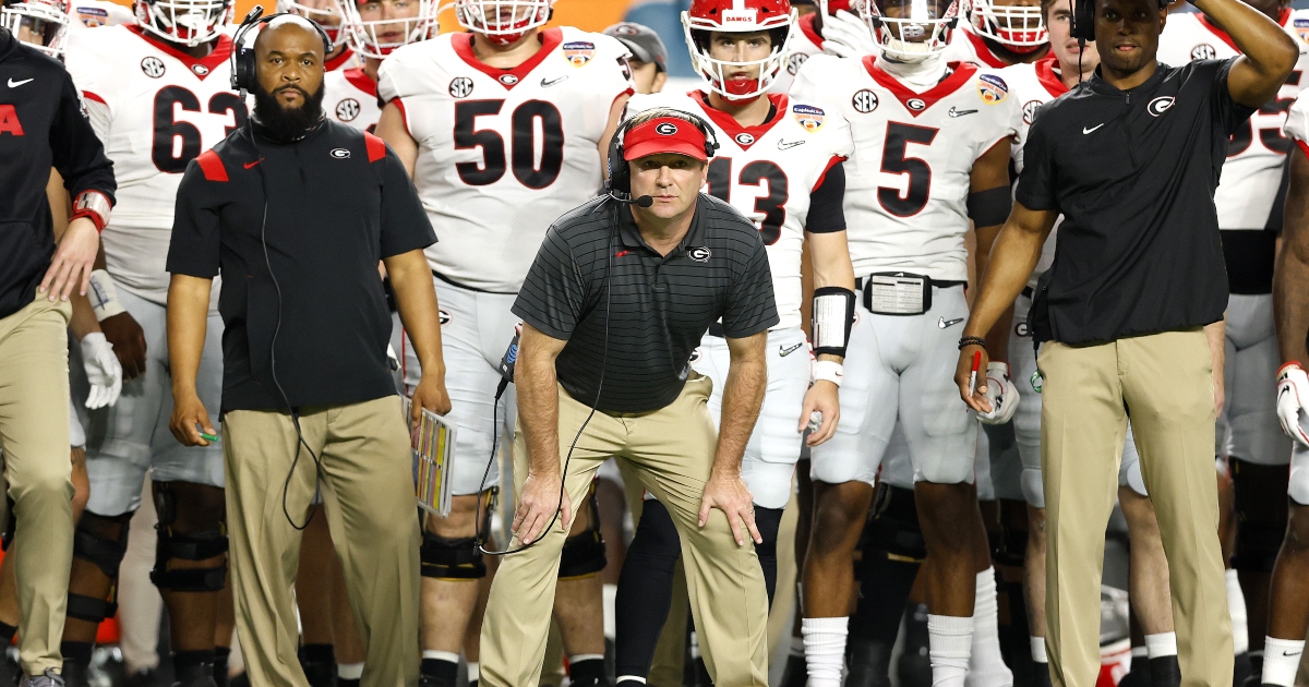 Kirby Smart rips into QB Stetson Bennett at halftime of Orange Bowl