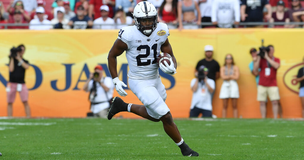 Penn State running back Noah Cain
