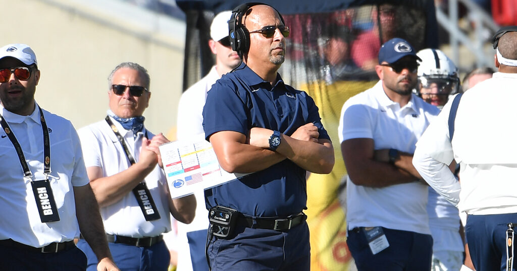 Penn State head coach James Franklin