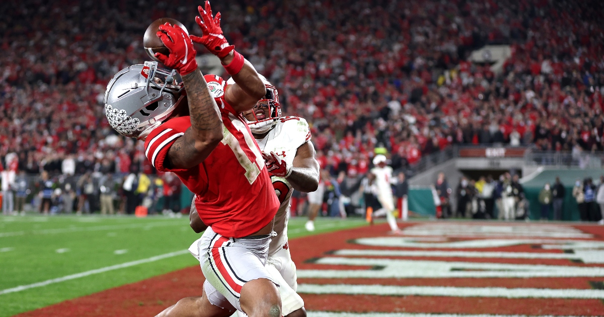 Ohio State's Smith-Njigba sets numerous records in Rose Bowl