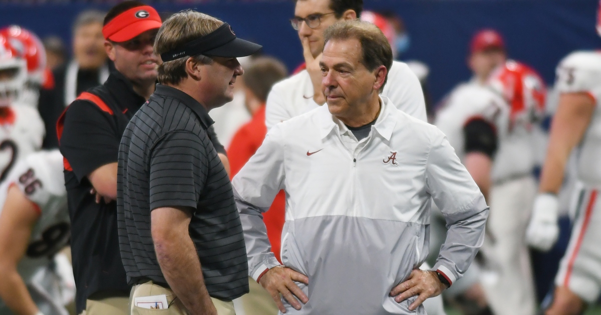 Kirby Smart shares public thoughts Nick Saban-Jimbo Fisher beef: 'That's  Mickey Mouse